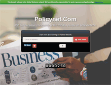 Tablet Screenshot of policynet.com